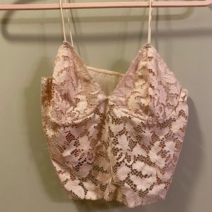 Pink Laced Bralette
